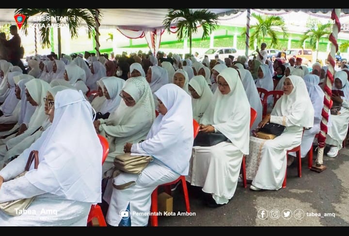 314 JCH Kota Ambon Siap Berangkat ke Tanah Suci