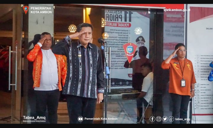 Ini Pesan Pj. Wali kota Saat Upacara Peringatan Hari Lahir Pancasila