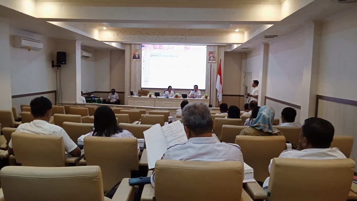 TIM OPD Pengelola Pajak Daerah Kota Ambon Bahas Ranperda