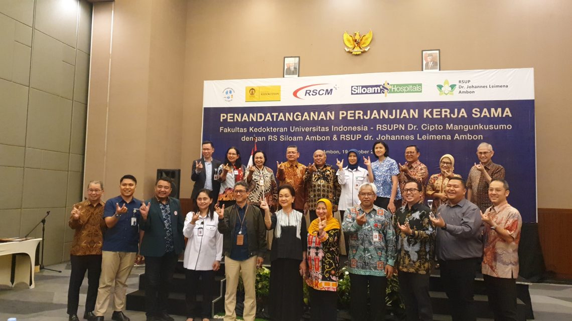 Pemprov Maluku Apresiasi  Kerjasama ” Pendidikan” Antara RS.Siloam Ambon Bersama FK UI-RSC,dan RSUP Leimena