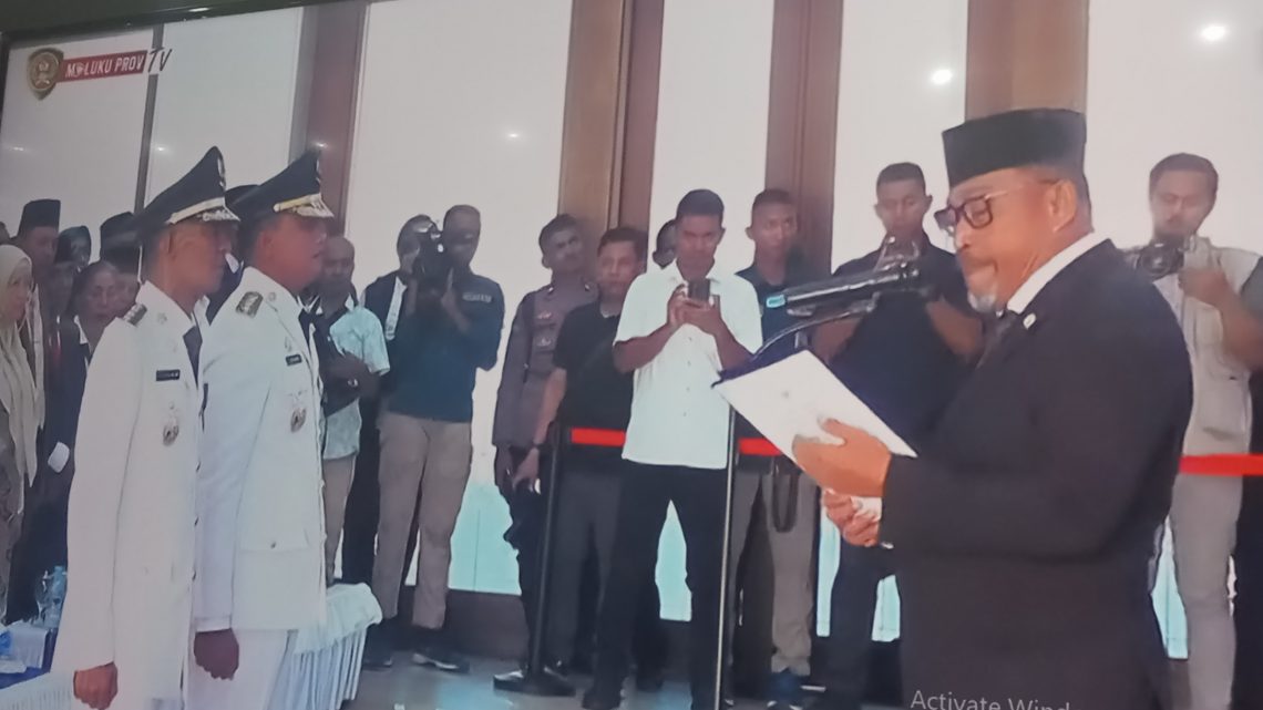 Jasmono dan Renuat Dipercayakan Pimpin Kabupaten Malra dan Kota Tual