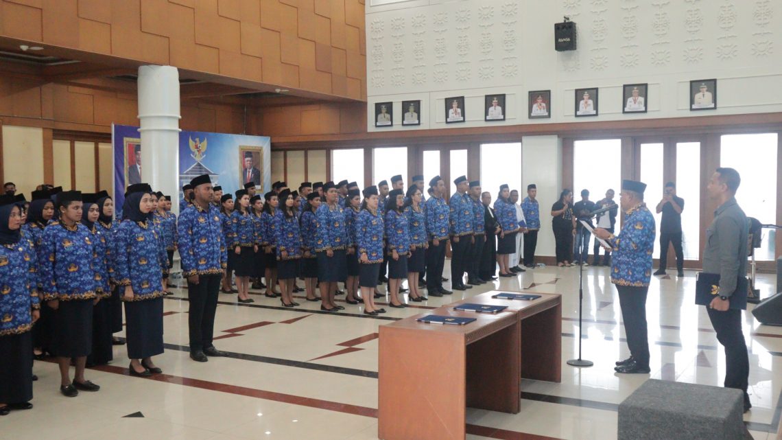 Gubmal Lantik 101 PPK Jabatan Fungsional Tenaga Teknis Formasi Tahun 2022