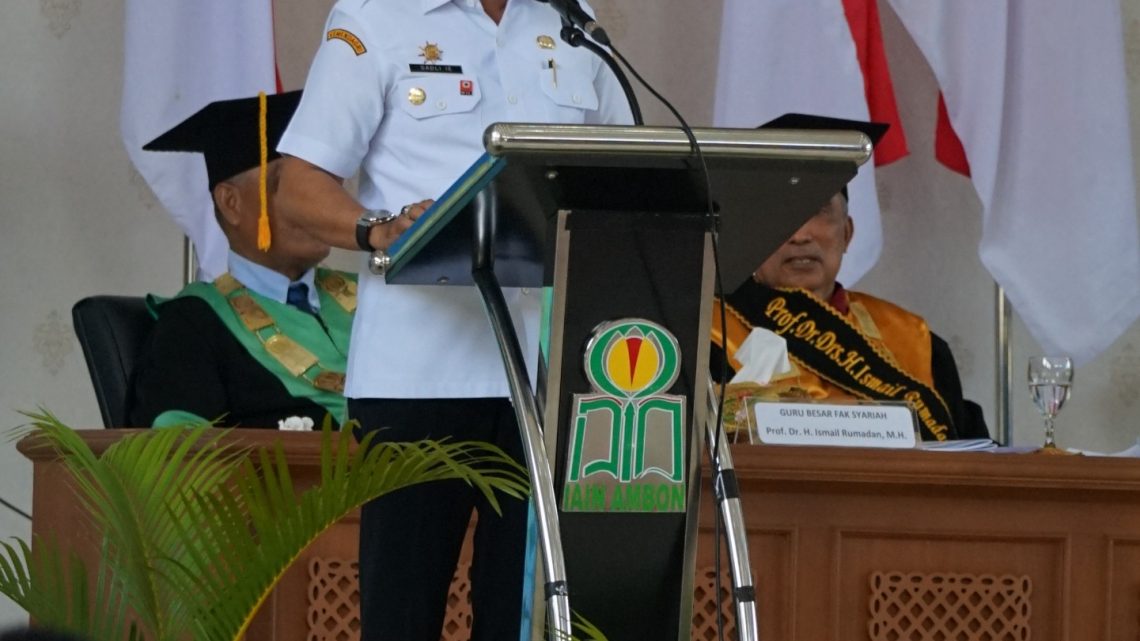 Sekda Maluku Hadiri Pengukuhan 3 Guru Besar IAIN Ambon