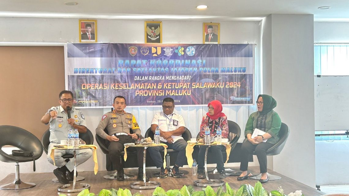 Jasa raharja Maluku Bersama Stakeholder Gelar Forum Komunikasi Lalu Lintas