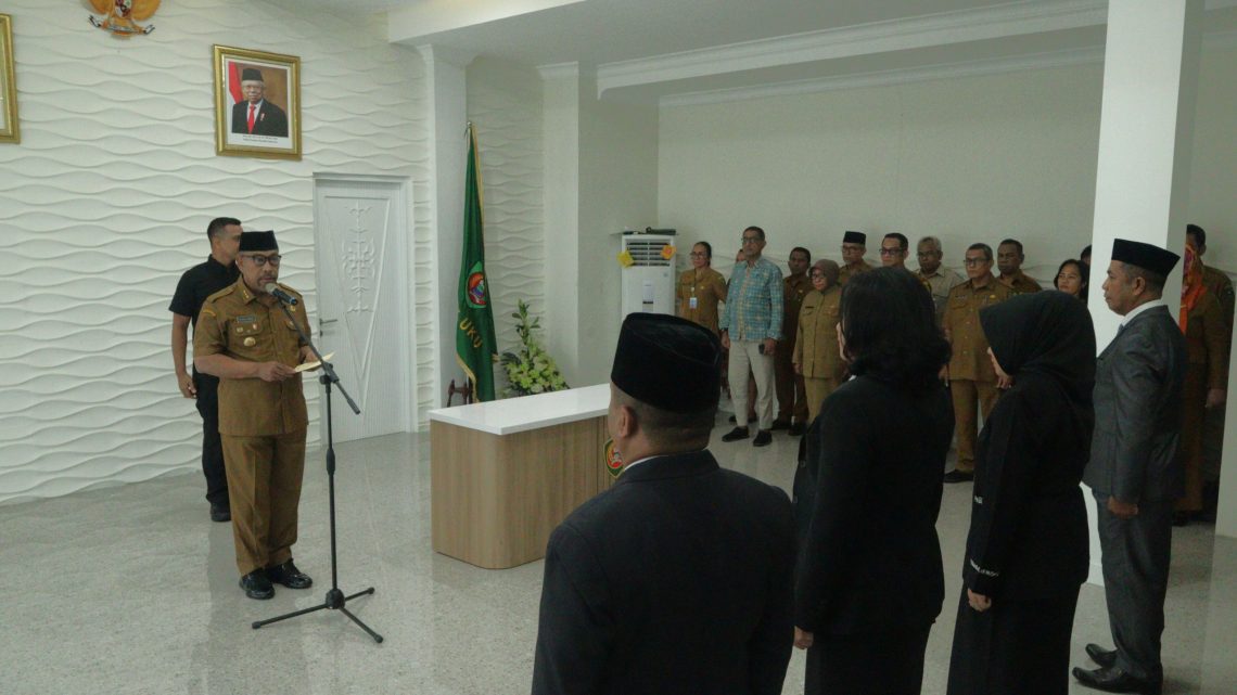 Gubernur Lantik 22 Pejabat eselon 3 dan 4 Lingkup Pemprov Maluku