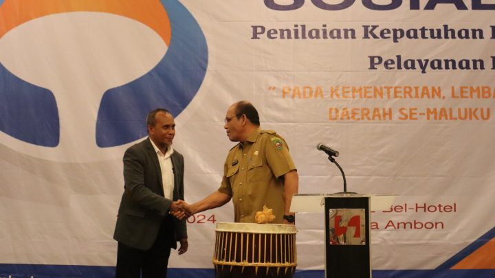 Ombudsman Maluku Gelar Sosialisasi,Jelang Penilaian Kepatuhan Pelayanan Publik