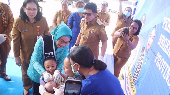 Tinjau Pelaksanaan Polio, PJ Gubernur Maluku Harapkan Capai Target 95 Persen