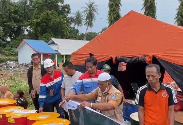 Pertamina Patra Niaga Peduli Bencana di kota Ternate