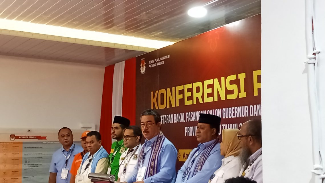 Pasangan Cagub- Cawagub HL Resmi Daftar di KPU Maluku