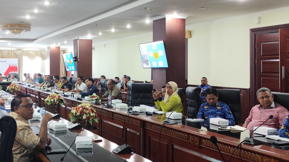 Pemprov Maluku Gelar Rakor Penataan dan Penertiban Kawasan Pusat Perdagangan Mardika