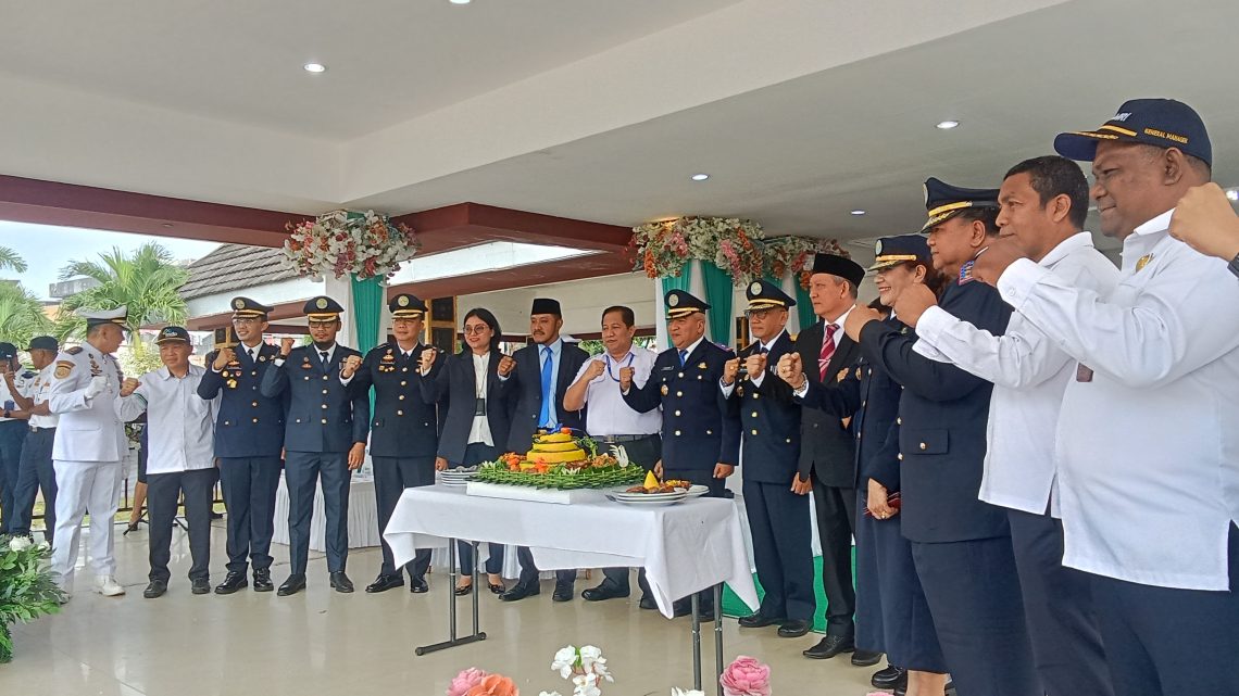 Stakeholder Perhubungan di Maluku Gelar Upacara Peringatan Harhubnas 2024
