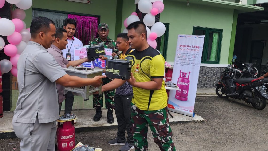Jajaran Kodam XV Pattimura Penetrasi Penggunaan LPG Bright Gas Melalui Aplikasi MyPertamina