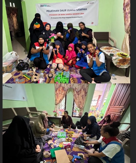 CSR Pertamina, Gerakan Perempuan Dusun Keranjang untuk Mengompos