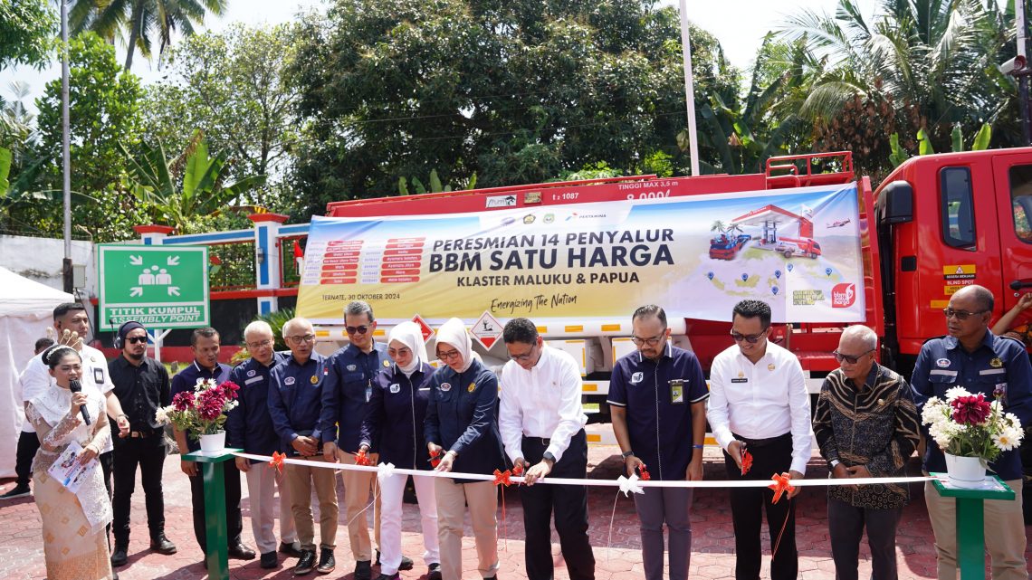 Pertamina Selesaikan 40 Titik BBM Satu Harga di Wilayah Maluku-Papua