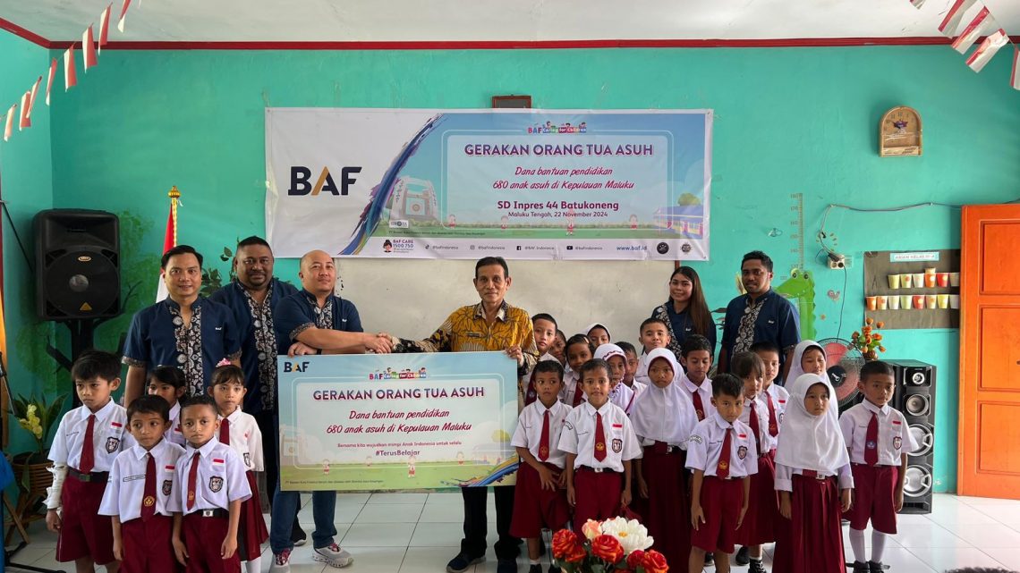 BAF Caring for Children 2024 Program Orang Tua Asuh Bantu anak Indonesia mendapatkan akses pendidikan yang lebih layak
