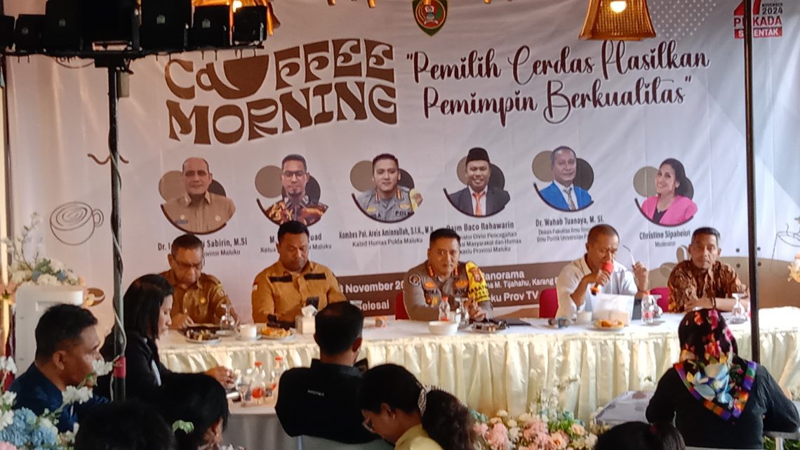 Diskominfo Maluku Gelar Coffee Morning bersama Insan Pers