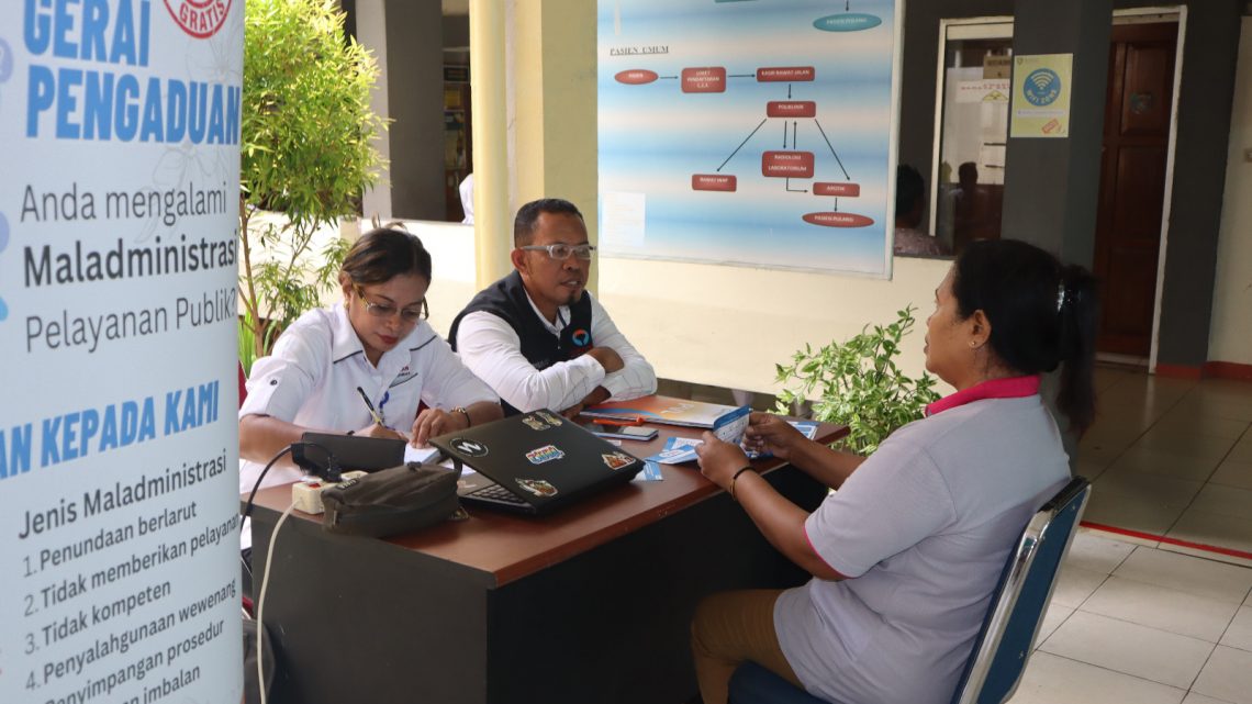 PVL OTS Digelar di RSUD Haulussy, Masyarakat Antusias Melapor ke Ombudsman Maluku