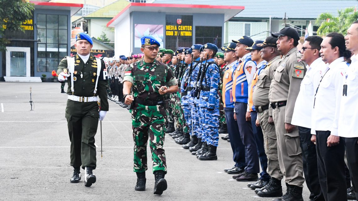 Pangdam XV/Pattimura Buka Operasi Gaktib dan Operasi Yustisi Polisi Militer TNI 2025