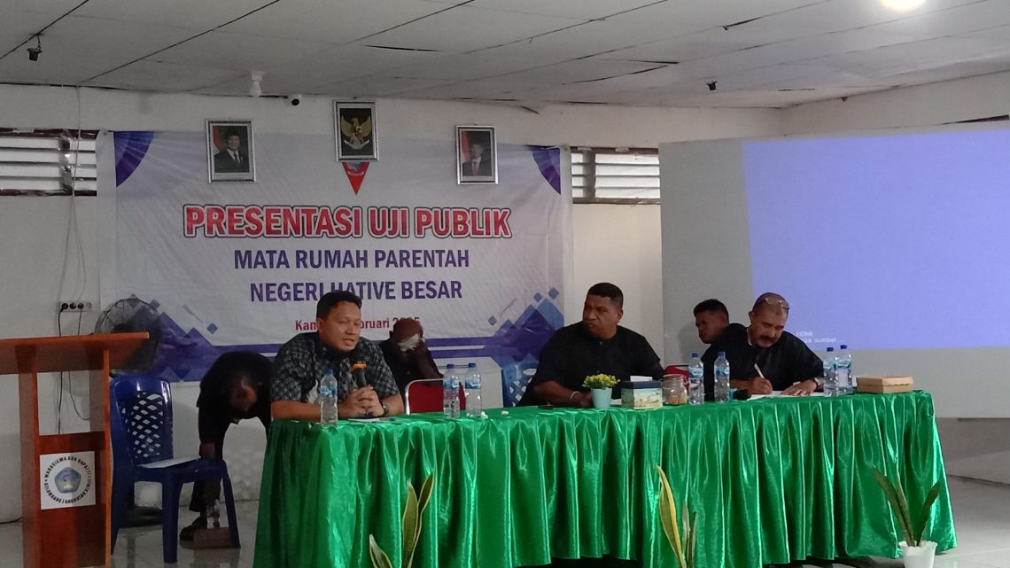PemNeg Hative Besar Gelar Uji Publik Mata Rumah Parentah