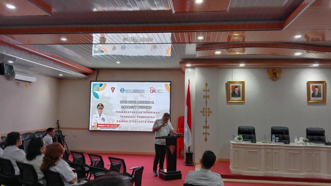 Pemkot Ambon Gelar High Level Meeting dan Capacity Building Peningkatan ETPD