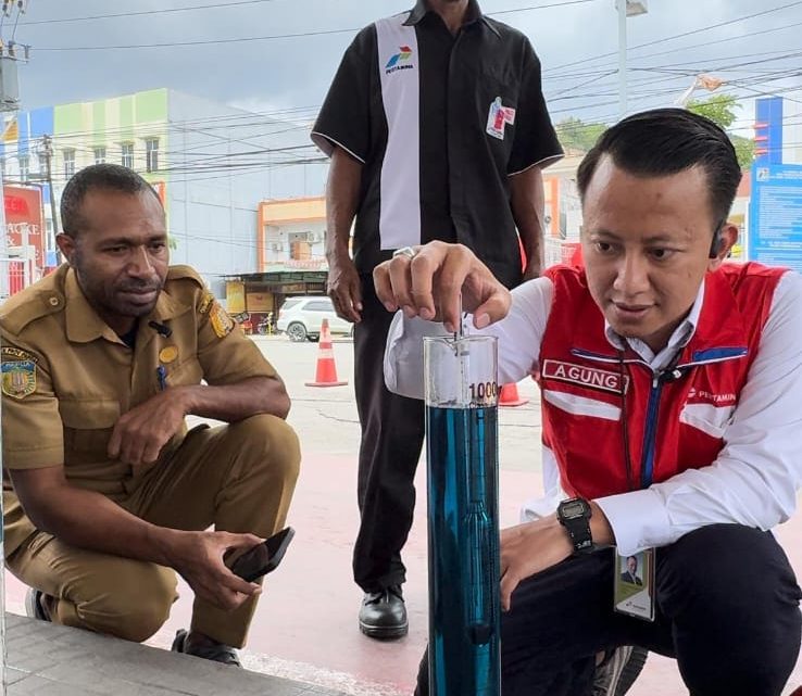 Persiapan Satgas RAFI 2025, Pertamina Sidak Lembaga Penyalur di Kota Jayapura