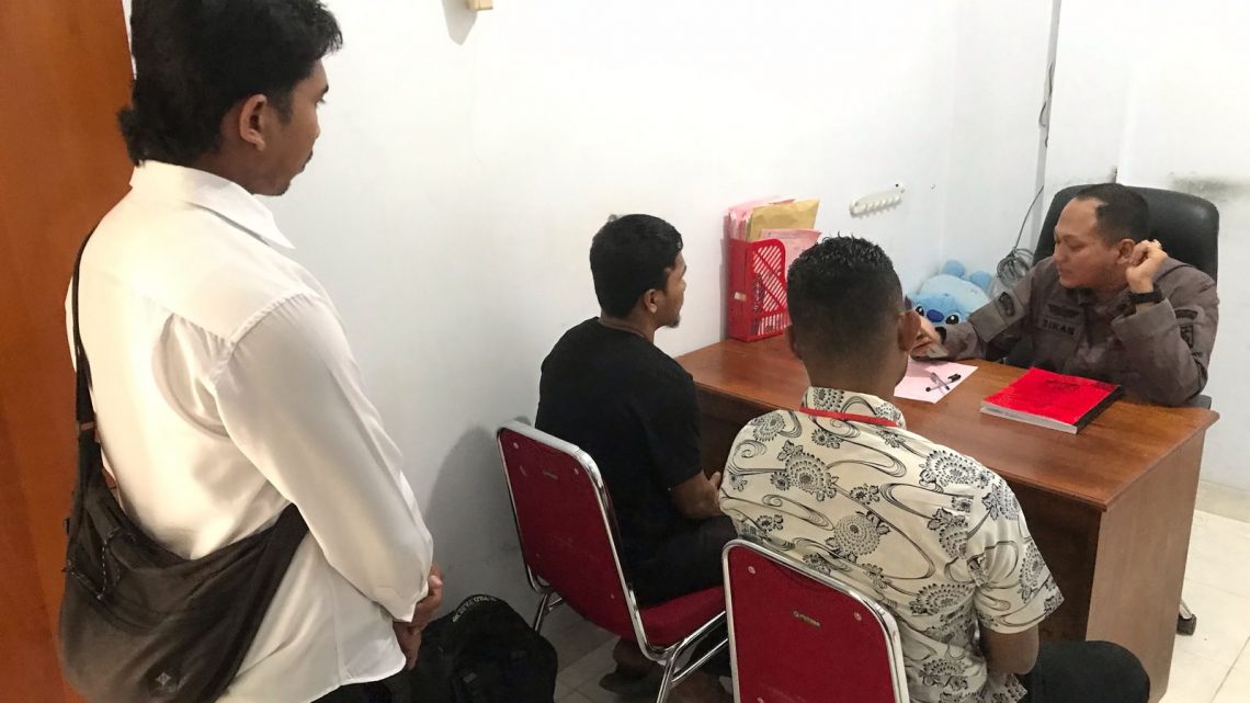 Sat Reskrim Polres Buru Serahkan Tersangka dan Barang Bukti Kasus Percobaan Pemerkosaan