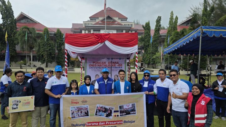 Telkomsel Salurkan Bantuan Dana Pendidikan bagi Mahasiswa/i Berprestasi Unpatti 