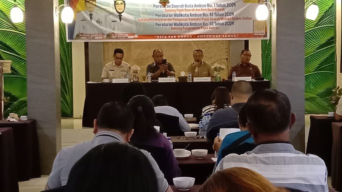 BPPRD Kota Ambon Gelar Sosialisasi Perda dan Perwali