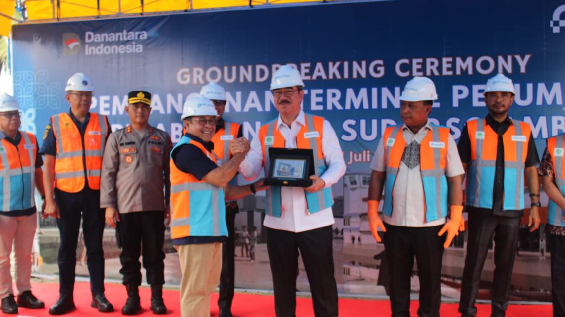 Gubernur Hadiri Groundbreaking Ceremony Pembangunan Terminal Penumpang Pelabuhan Yos Sudarso