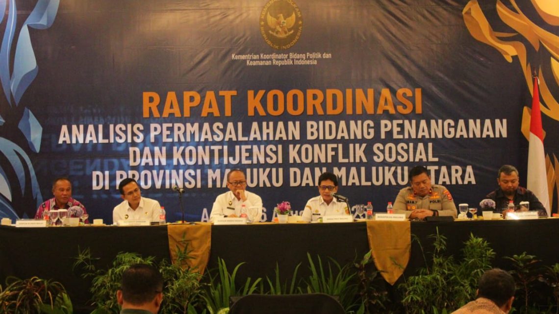 Sekda Maluku Paparkan Strategi Penanganan Konflik Sosial dan Potensi Sosial di Provinsi Maluk