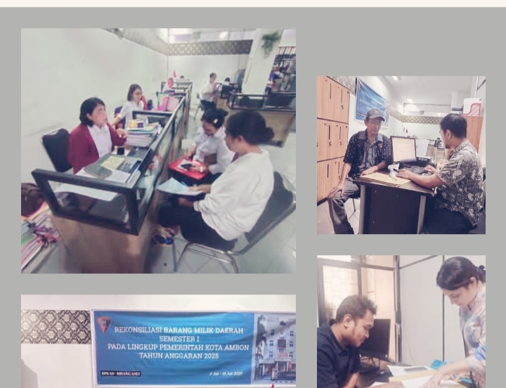 Pemkot Ambon Gelar Rekonsiliasi BMD Kepada OPD 