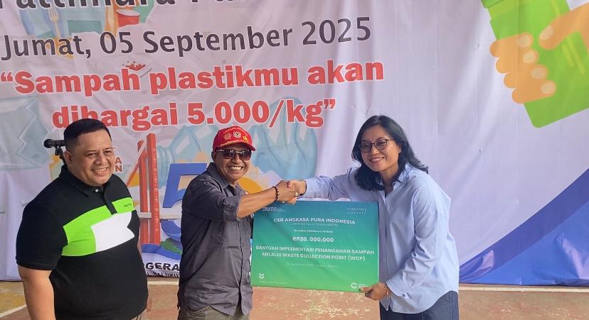 Melalui Program  Waste Collection Point, Bandara Pattimura Ambon Bantu Implementasi Penanganan Sampah