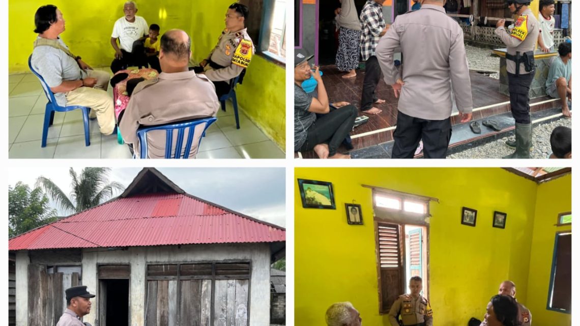 Polsek Batabual  Gelar Patroli Sambang Desa