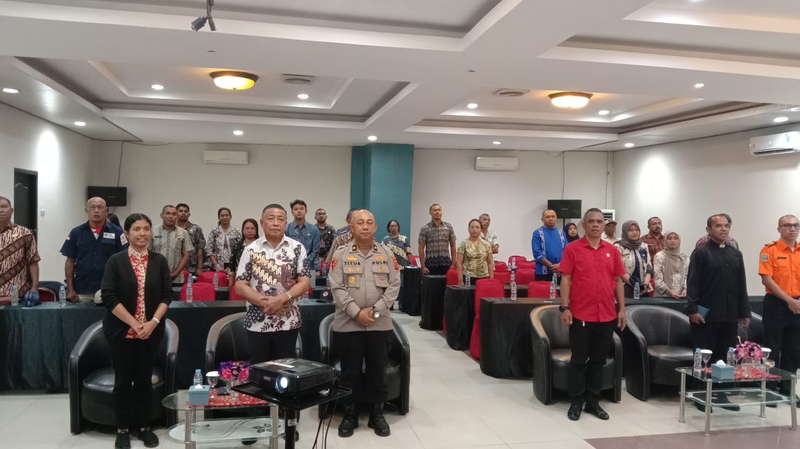 BPBD kota Ambon Lakukan Review dokumen Rencana Kontijensi