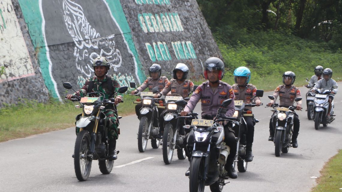 Apel Siaga dan Patroli Bersama TNI-Polri di Polres Buru Tingkatkan Keamanan Wilayah.
