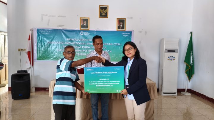 Bandara Pattimura Ambon bantu Sarana dan Prasarana Umum di Dua Negeri