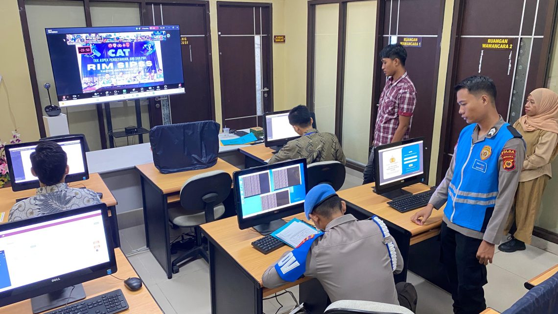 Seleksi SIPSS 2025, Dua Personel Polda Maluku Jalani Tes CAT Psikologi