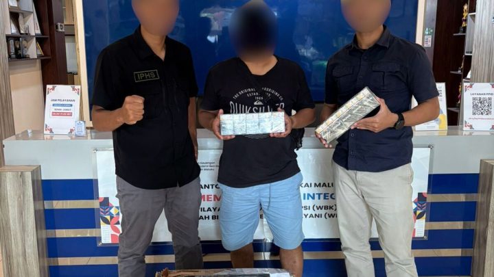 Kanwil Bea Cukai Maluku Tindak Lebih Dari 1 Juta Batang Rokok Ilegal 