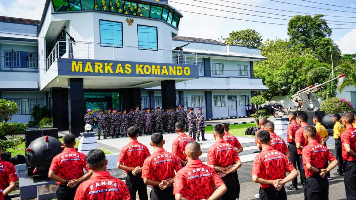 Menuju Seleksi Pusat, Wadan Kodaeral lX Lepas 45 Calon Siswa Bintara dan Tamtama TNl AL