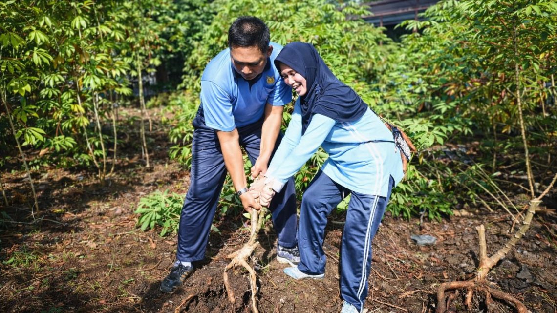 Lanud Pattimura Panen Singkong dan Semangka, Sinergi Ketahanan Pangan dan Visi Asta Cita