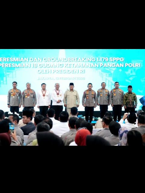 Presiden Prabowo Anugerahkan Bintang Jasa dan Satyalancana Wira Karya Kepada Penggerak MBG dan Rantai Pasok SPPG Polri 