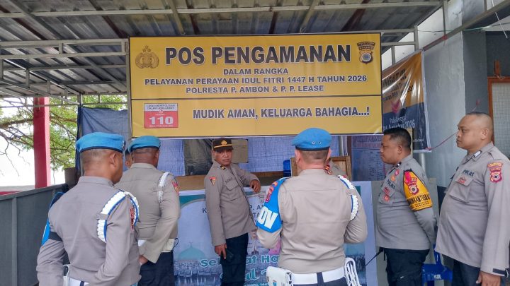 Polda Maluku Cek Kesiapan Pos Pengamanan Operasi Ketupat Salawaku 2026