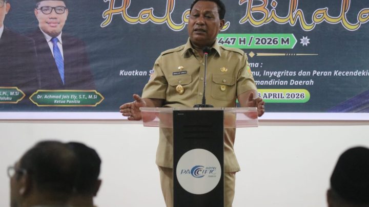 Wagub Tekankan Peran Cendekiawan Jaga Harmoni Daerah di Acara Halal Bi Halal ICMI Maluku 