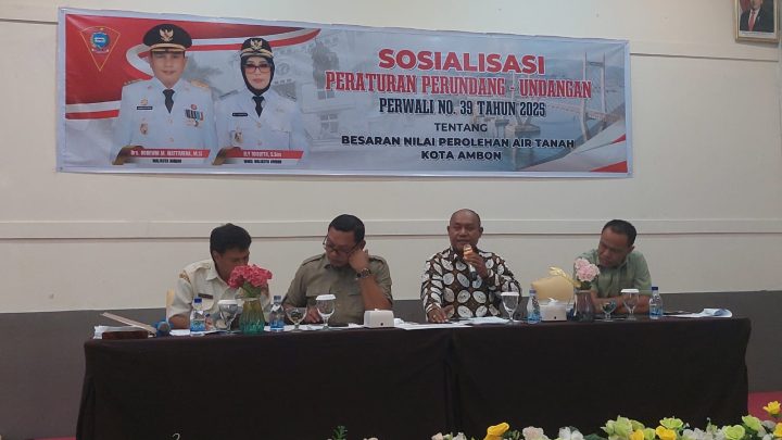 Pemkot Ambon Dorong Wajib Pajak Gunakan Pembayaran Digital untuk Pajak Air Tanah