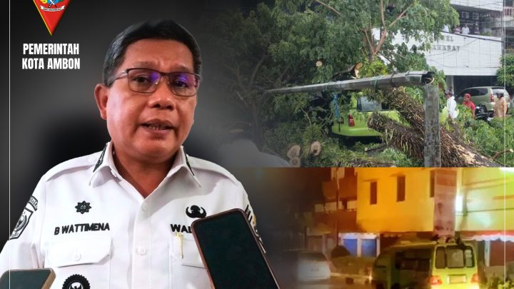 Wali Kota Ambon Instruksikan Penanganan Terintegrasi Pasca Insiden Pohon Tumbang