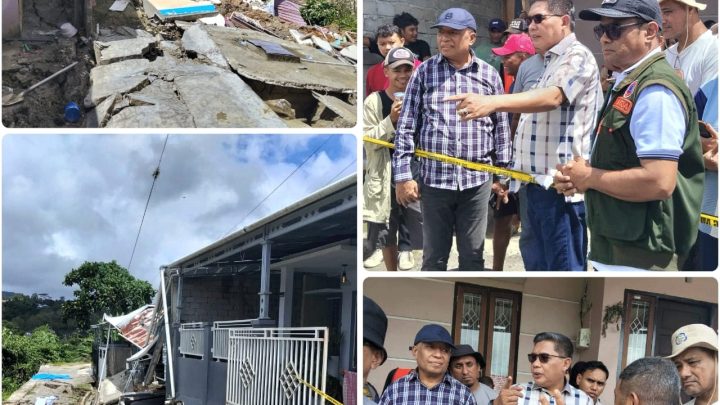 Walikota Ambon Tinjau Lokasi Longsor di Gadihu- Kebun Cengkeh