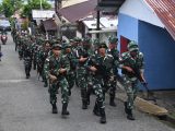 Tingkatkan Ketahanan Fisik, Prajurit Kodaeral IX Jalani Latihan Hanmars