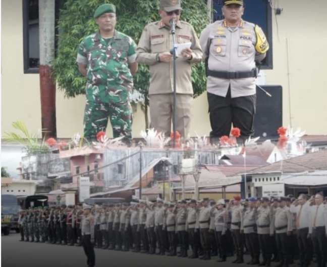 Wali Kota Ambon Pimpin Apel Operasi Ketupat 2026