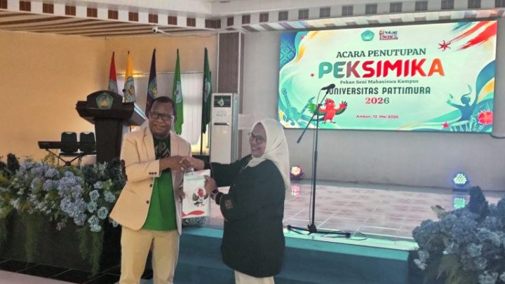 Rektor Universitas Pattimura Resmi Tutup Peksimika 2026