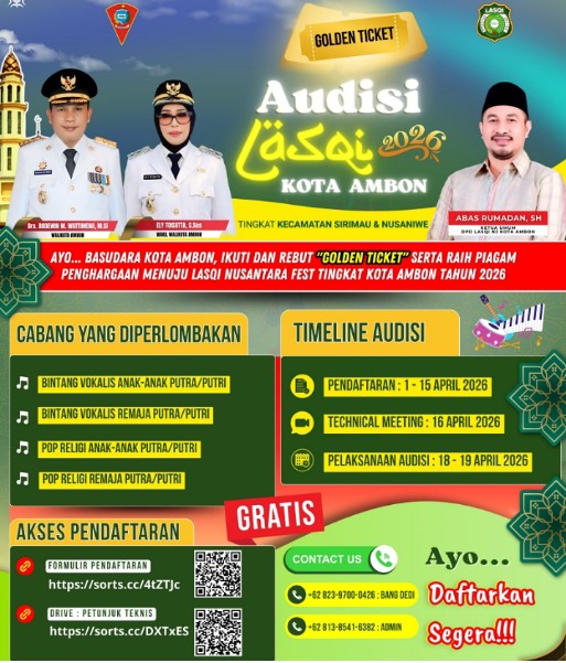 LASQI Kota Ambon Gelar Audisi